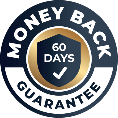 60-day money-back guarantee